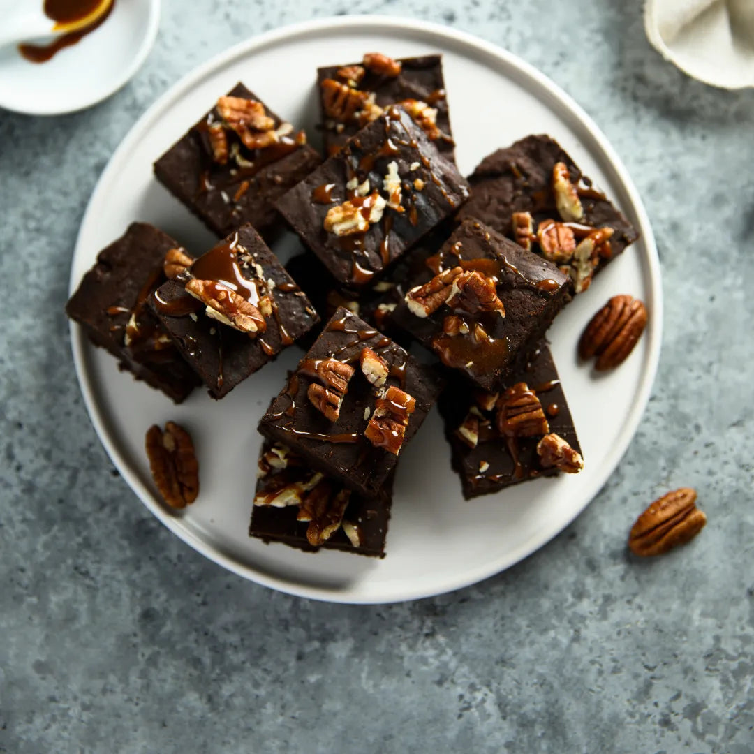 Brownies aux Eclats de Noix de Pécan et Praliné Amande - Secret des chefs