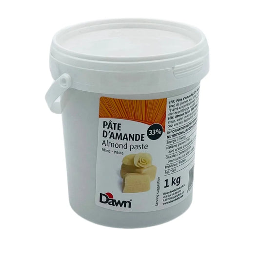 PÂTE D'AMANDE 33% BLANCHE DAWN 1 kg - Secret des chefs