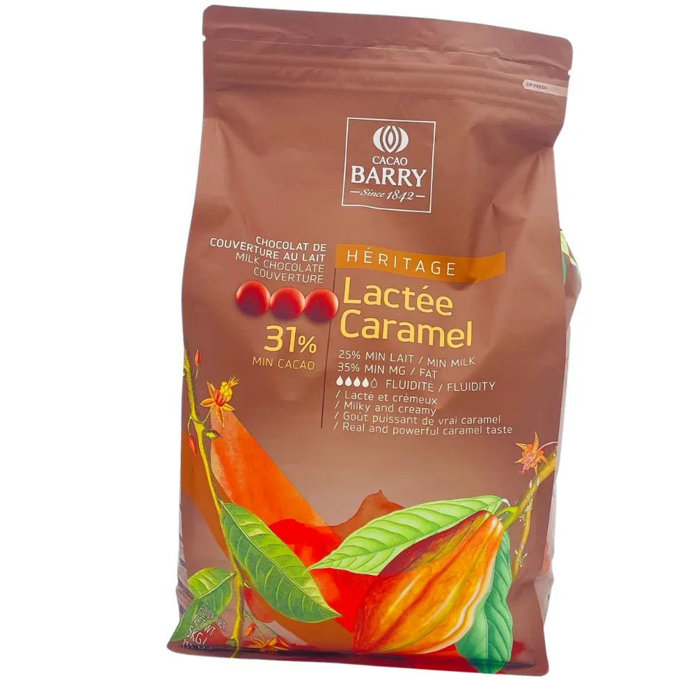 Chocolat de Couverture au Lait Caramel 31% - 5 kg - Secret des chefs