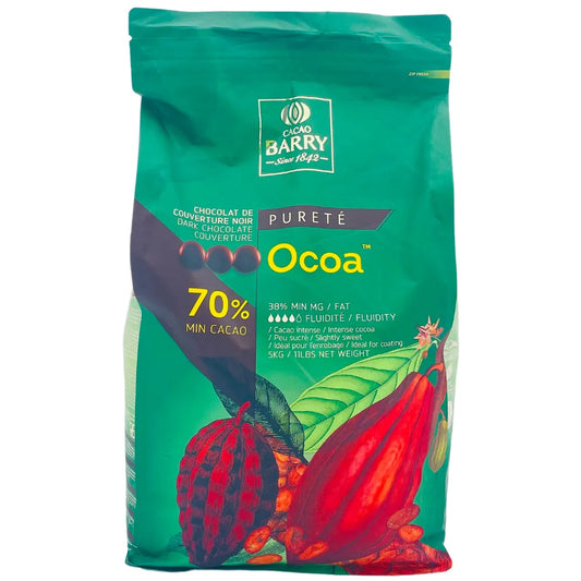 Chocolat de Couverture Noir Ocoa 70% - 5 kg - Secret des chefs