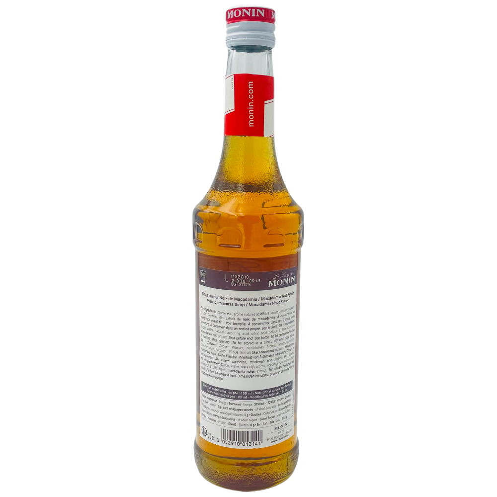 Sirop Monin - Macadamia - 70cl