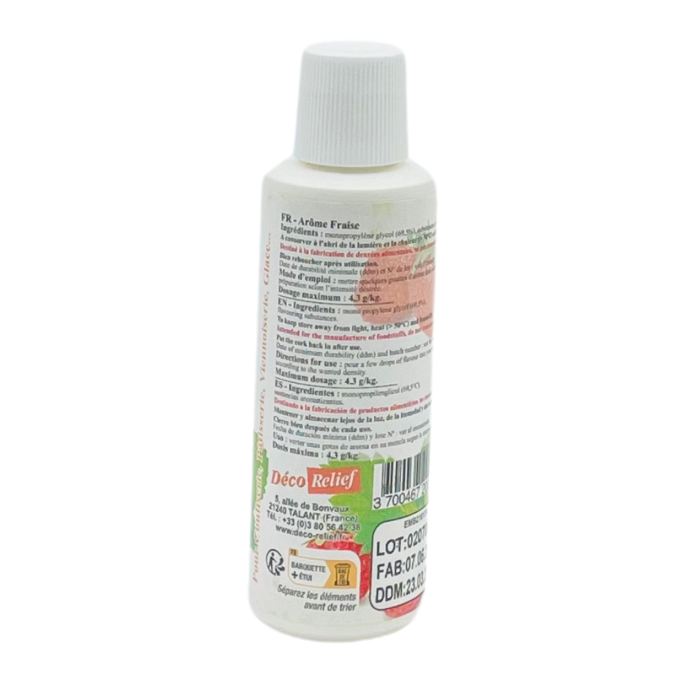 Arôme alimentaire concentré - Fraise - 125 ml