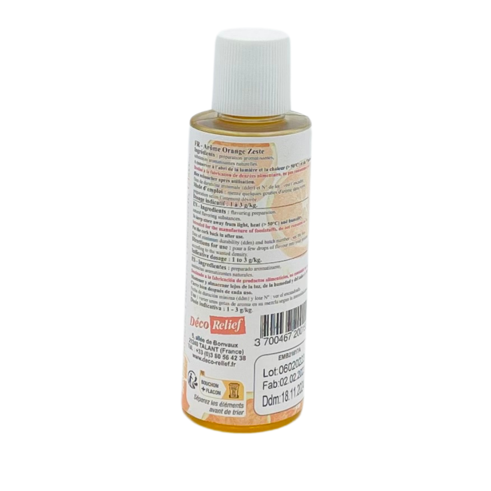 Arôme alimentaire concentré - Orange - 125 ml