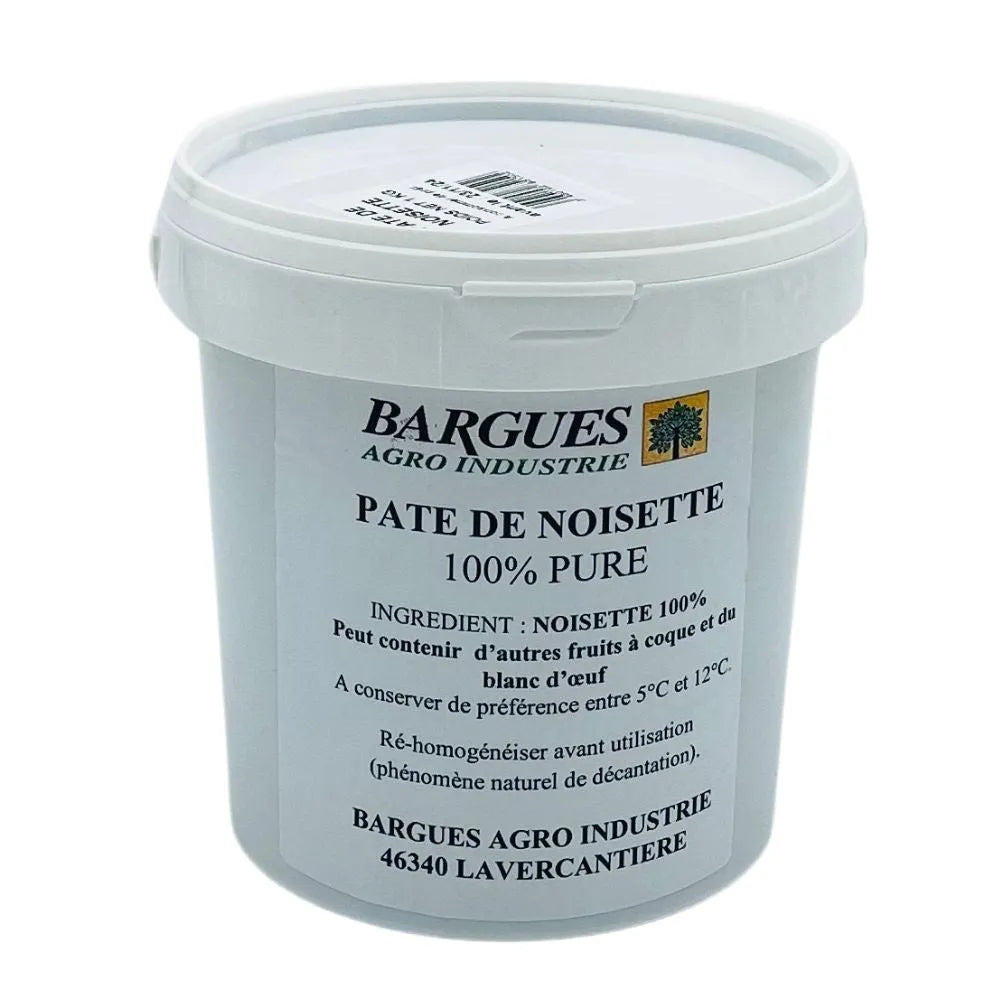 Pâte de Noisette 100% Pure - 1kg - Secret des chefs