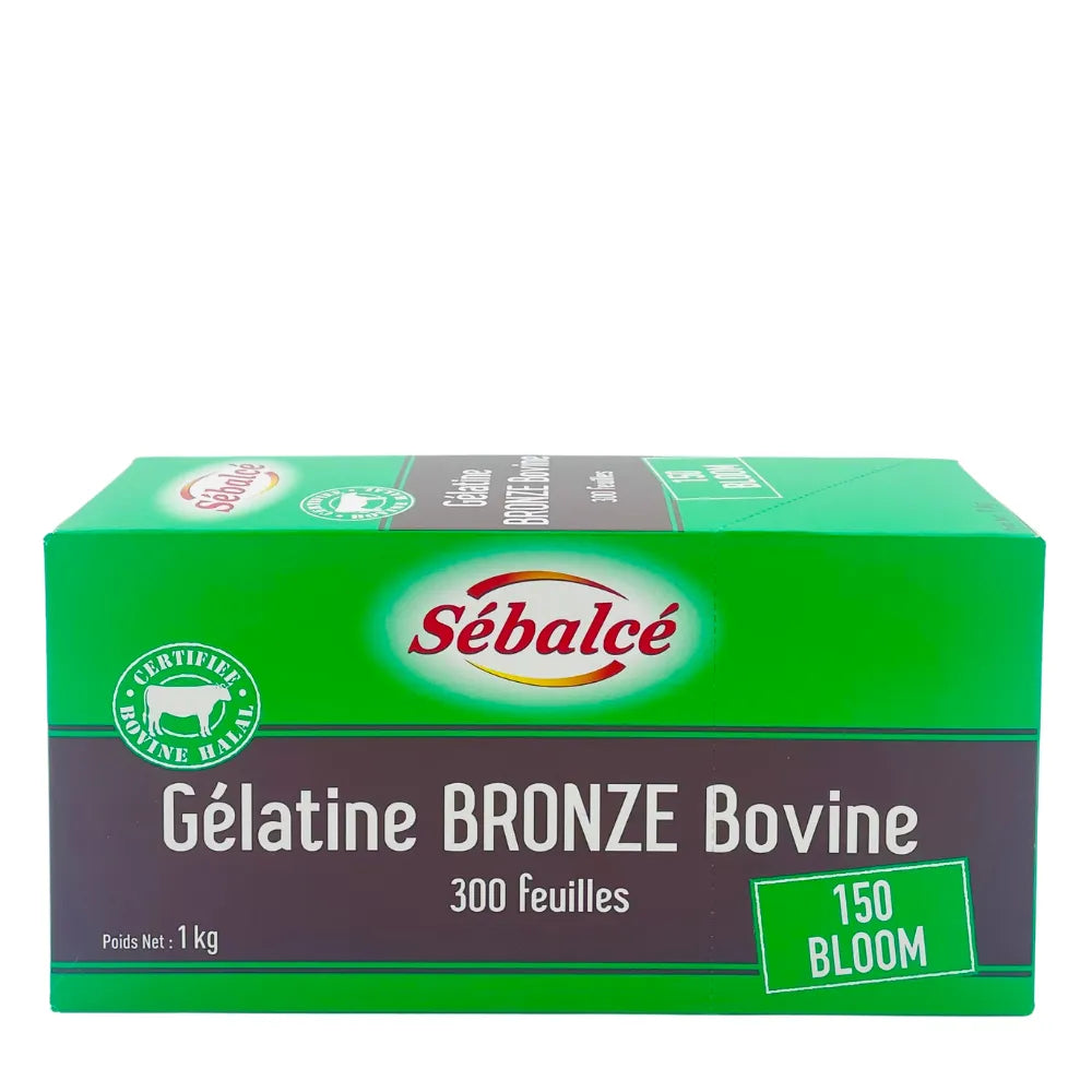 Gélatine Bronze Bovine 300 Feuilles 1 kg - Secret des chefs