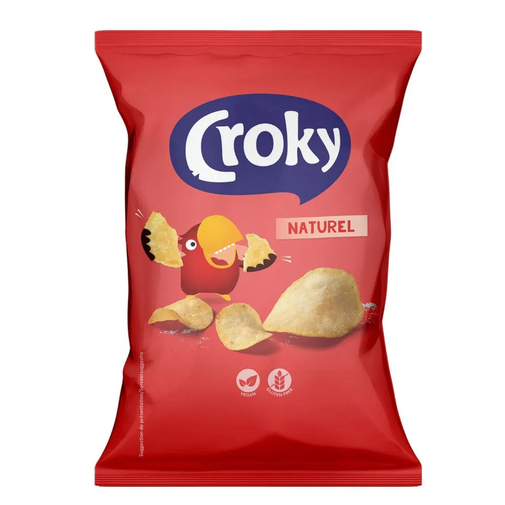 Chips Croky Nature - 40g x 20 - Secret des chefs