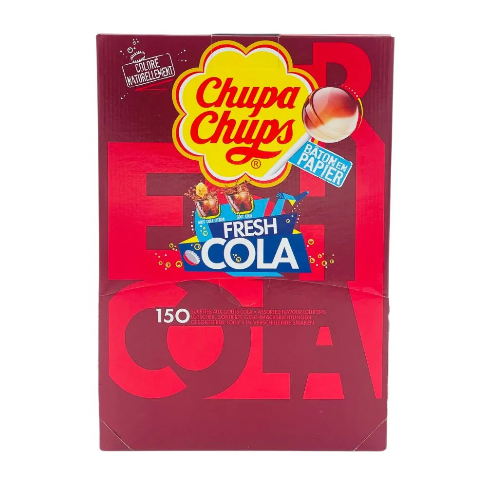 Sucettes Cola Chupa Chups - 150 pièces - Secret des chefs