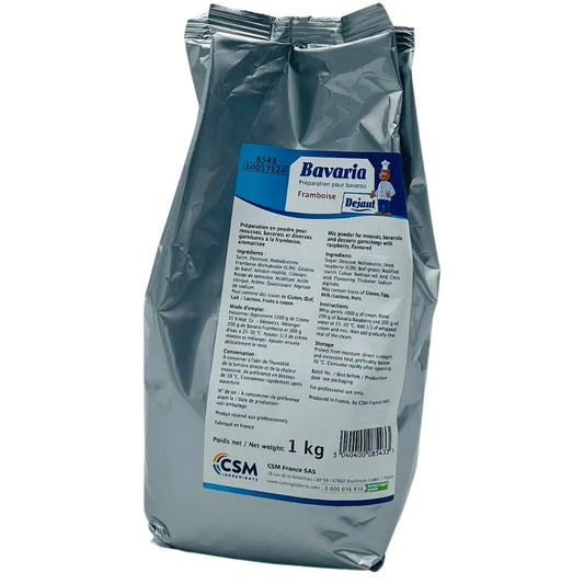 Préparation en poudre pour mousses bavaroises Bavaria, 1 kg - plusieurs saveurs - Secret des chefs