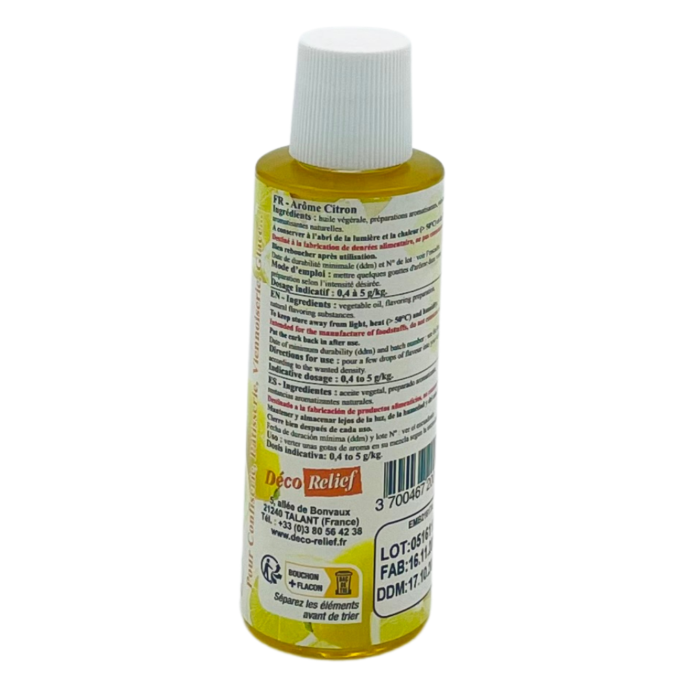 Arôme alimentaire concentré - Citron - 125 ml