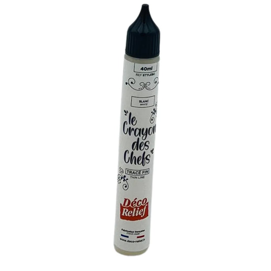 Crayon Chocolat 40 ml - Déco Relief - Plusieurs coloris - Secret des chefs