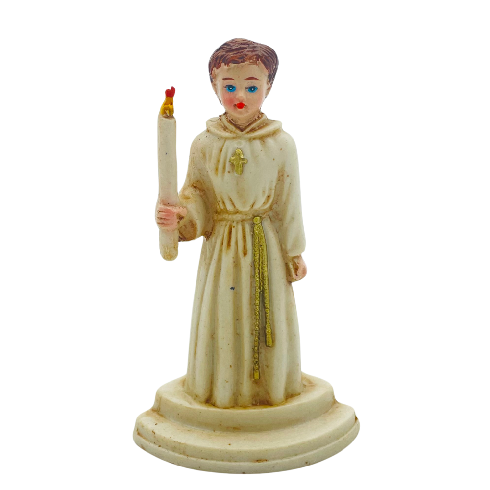 Figurine avec Bougie sur Socle, 10 cm