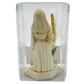 Figurine Debout avec Bougie et Fleur, 12 cm