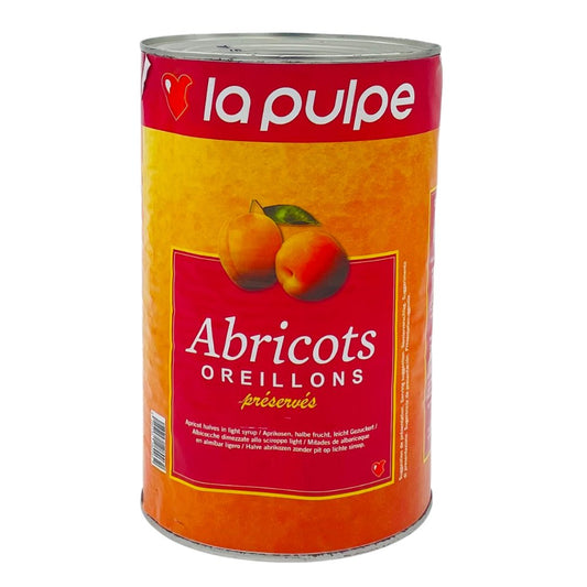 Abricots oreillons préservés en sirop léger, 2400 g - Secret des chefs