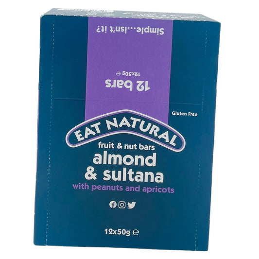 Barres de Céréales Amandes et Raisins "Eat Natural" 600 g - Secret des chefs