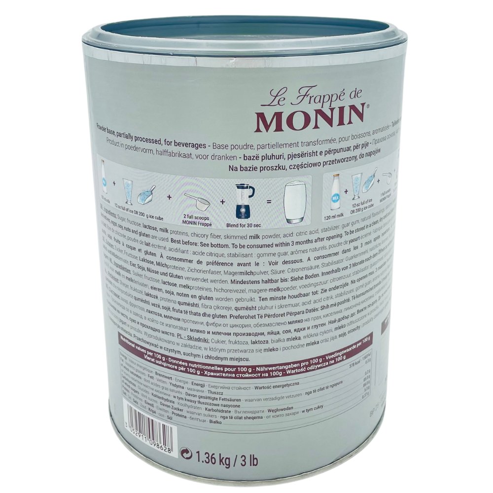 Base Frappé Monin 1,36 kg - Secret des chefs