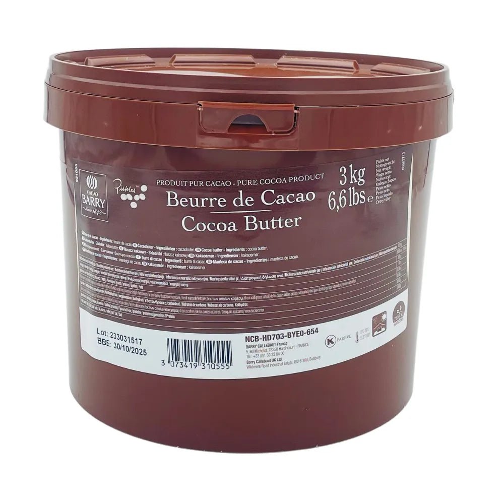 Beurre de Cacao Barry en pistoles 3 kg - Secret des chefs