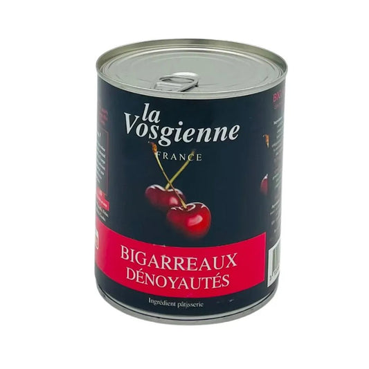 Bigarreaux Dénoyautés au Sirop Léger La Vosgienne 465g - Secret des chefs